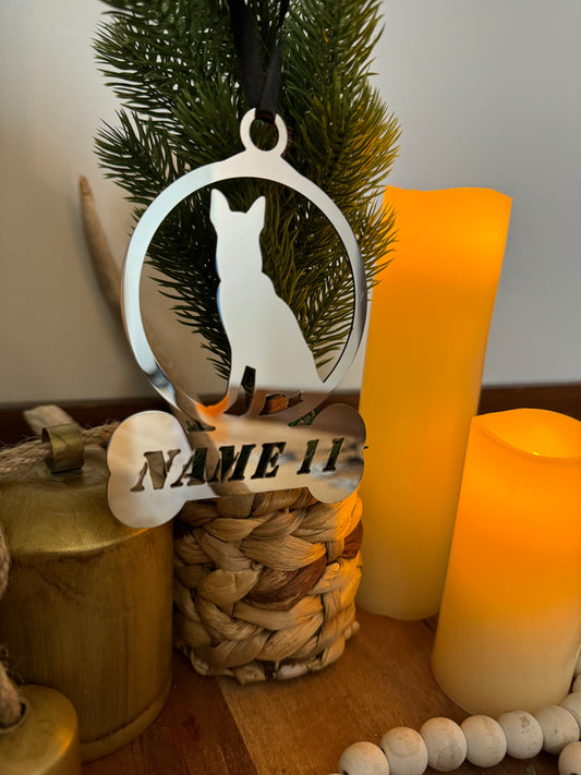 Christmas Tree Ornament- Dog #11